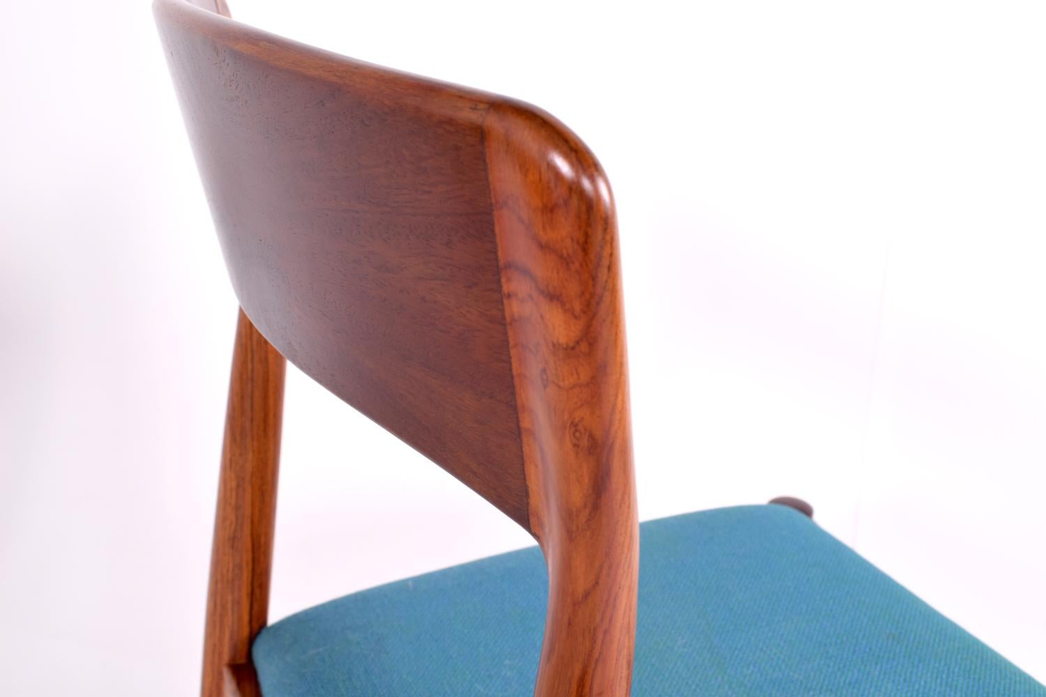 Mid-Century Modern Danish K.S. Møbler Rosewood Dining Chairs 6