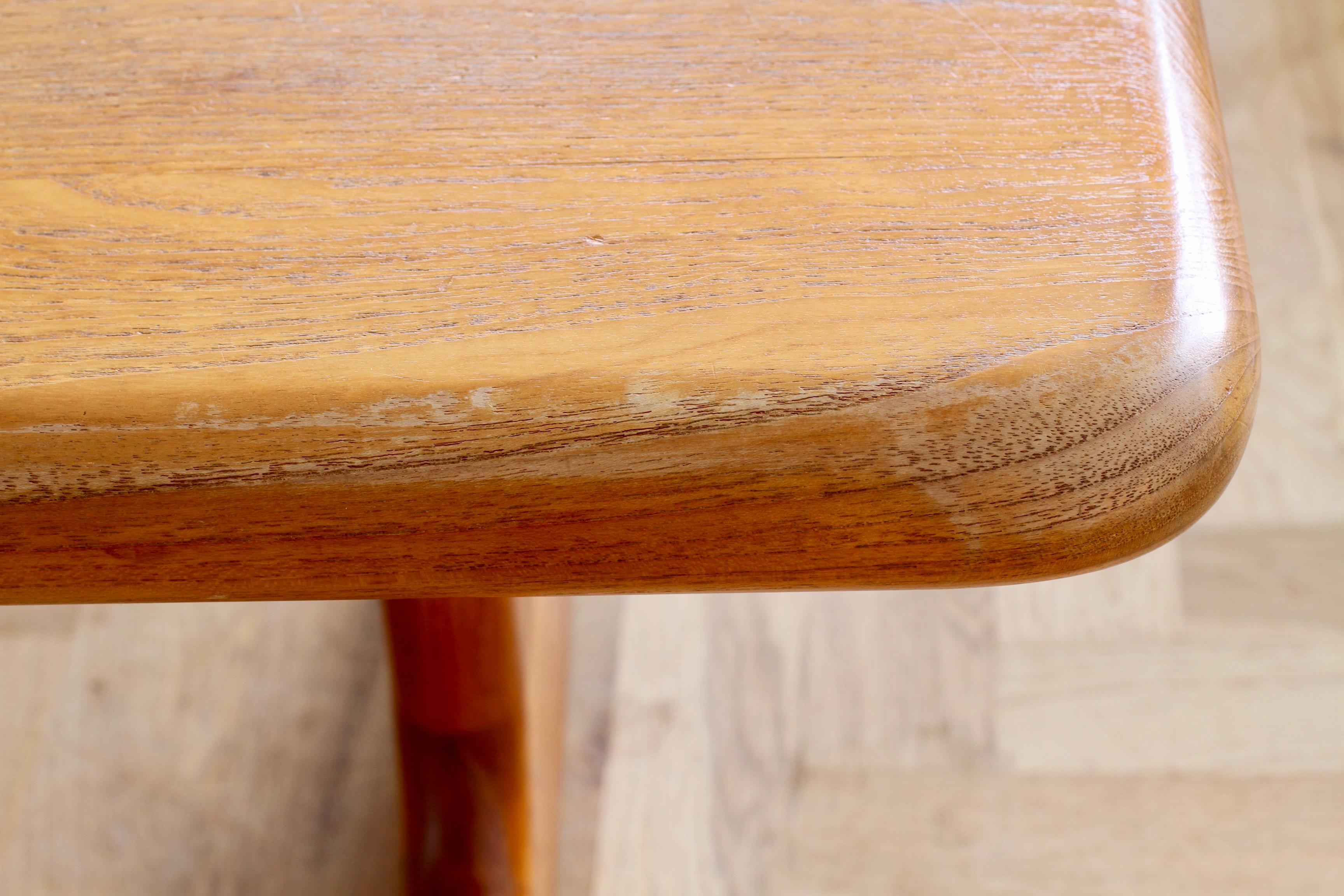 The Modernity Danish Large Teak Coffee Center Table, Glostrup Denmark 1960s en vente 3