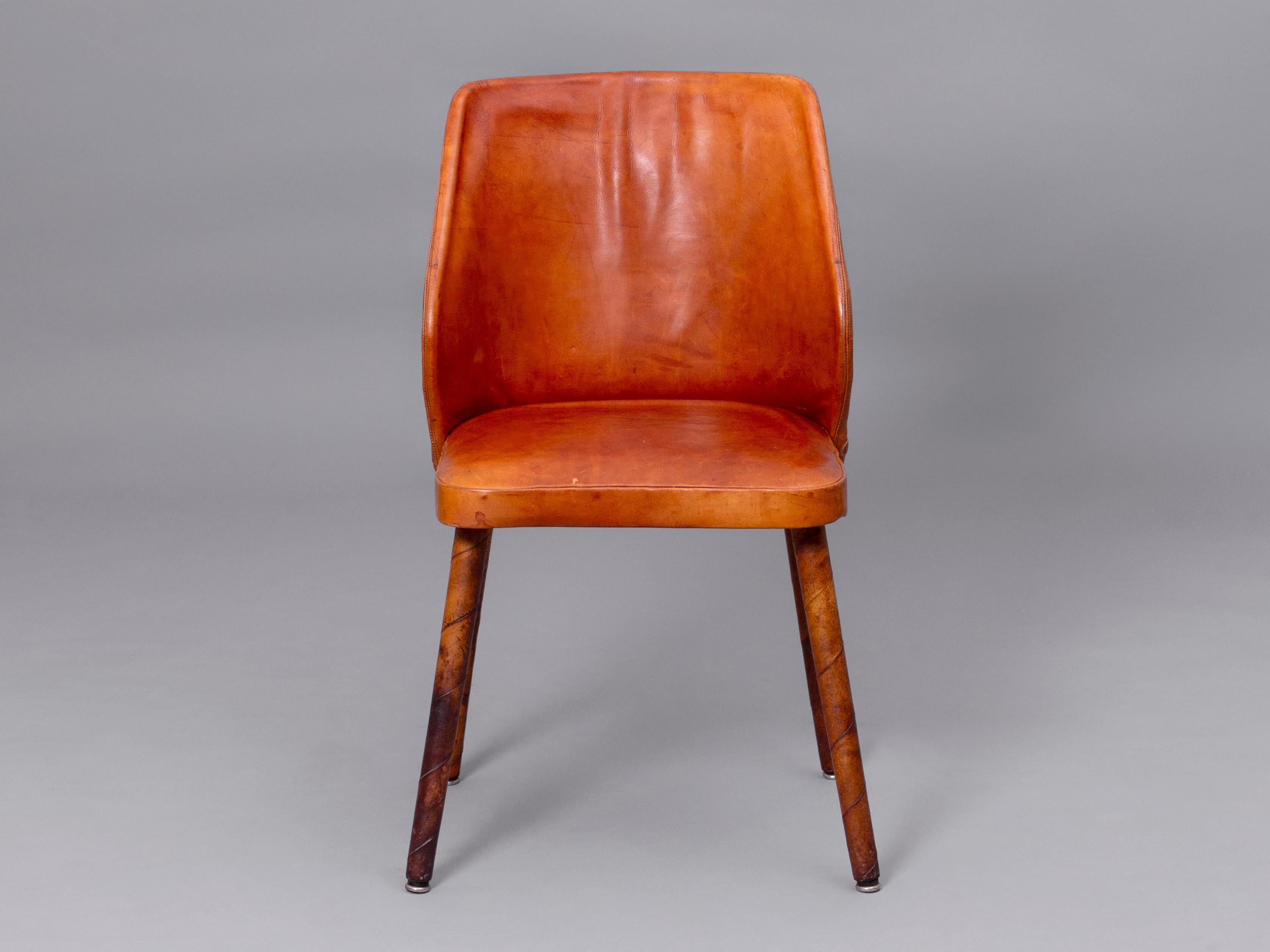 Mid-Century Modern Mid-century Modern Danish Leather Chair, 1960s For Sale