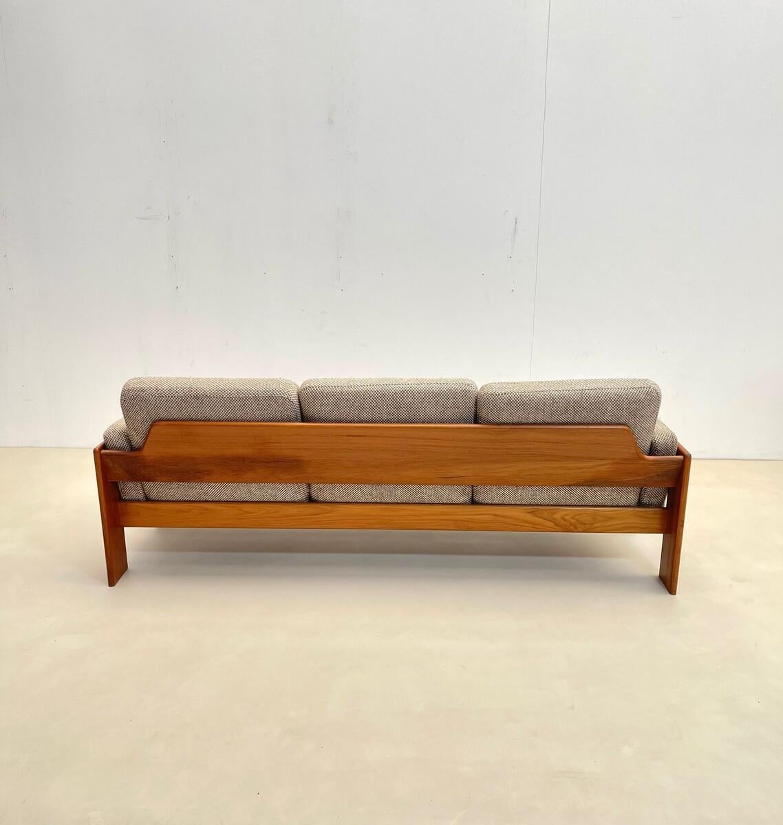 Mid-20th Century Mid-Century Modern Danish Living Room Set, Wood and Fabric, 1960s