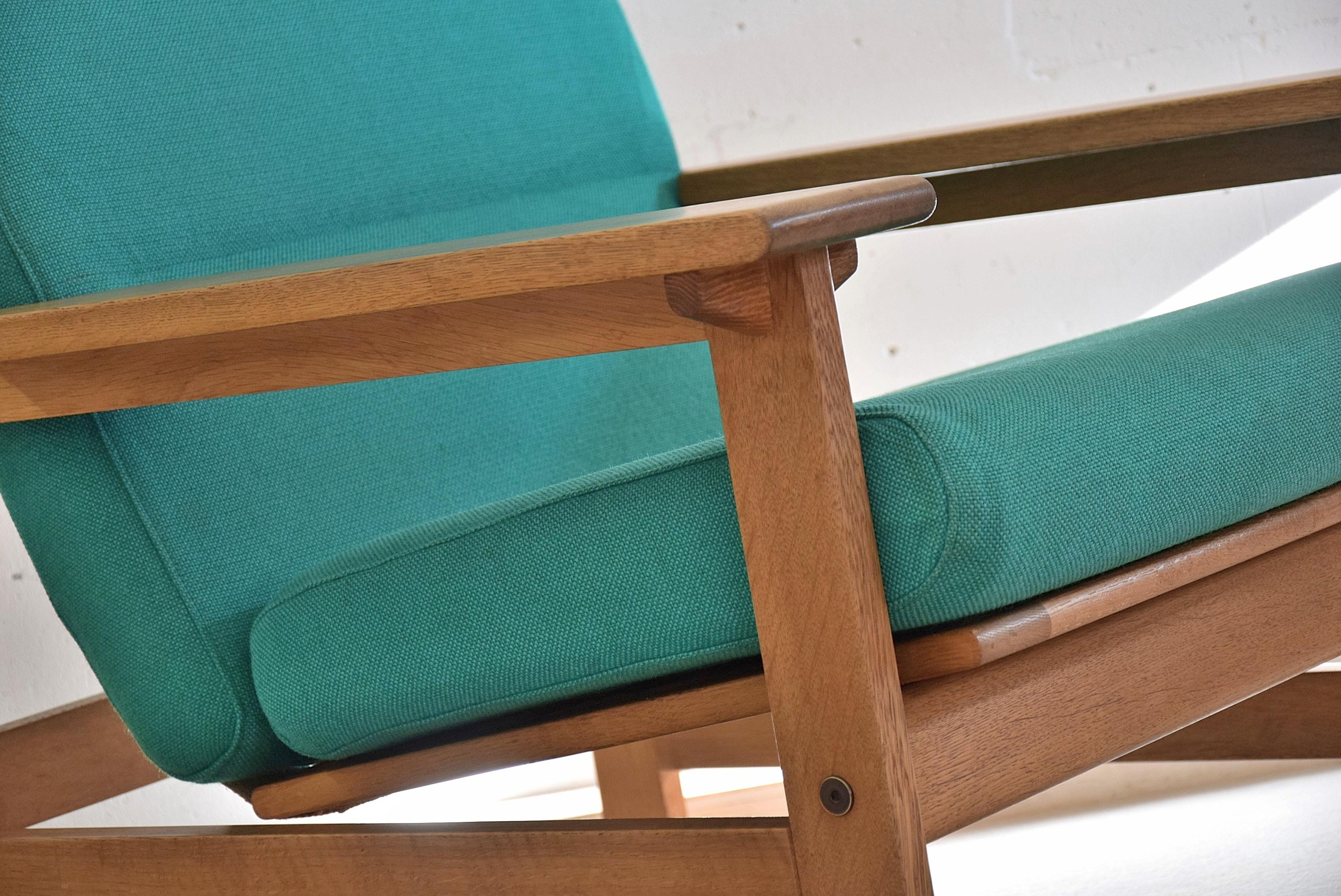 Mid Century Modern Green Danish Lounge Set In Good Condition For Sale In Weesp, NL