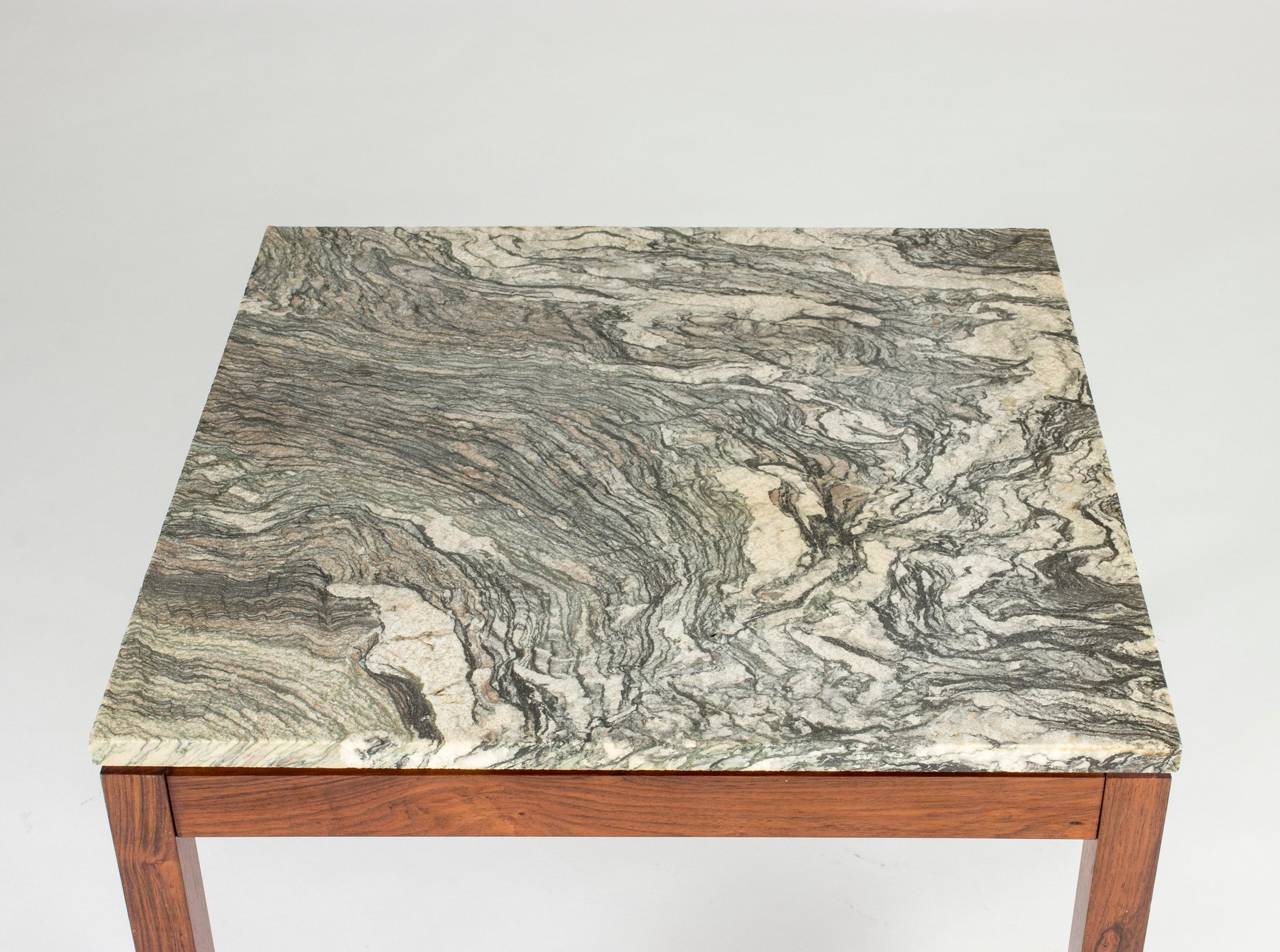 Scandinavian Modern Mid-Century Modern Danish Marble Table