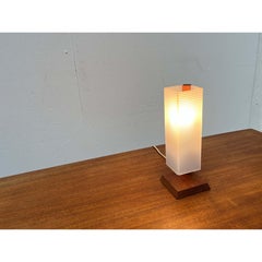 Mid-Century Modern Danish Minimalist Teak Table Lamp, 1960s