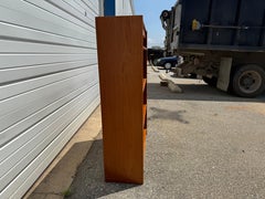 Mid-Century Modern Danish Modern Poul Hundevad Style Teak 4 Shelf Bookcase