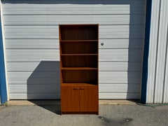 Mid-Century Modern Danish Modern Teak 2 Door Bookcase