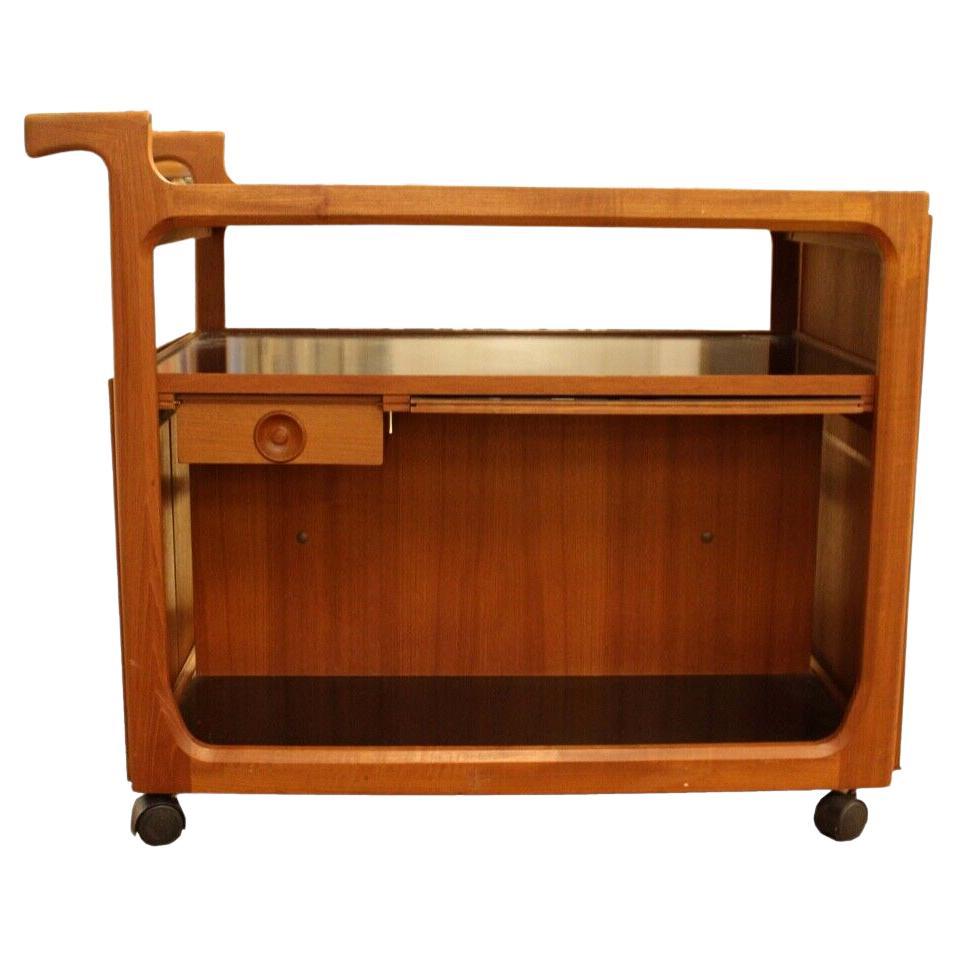 Danish Modern Teak Bar/Tea Cart at 1stDibs