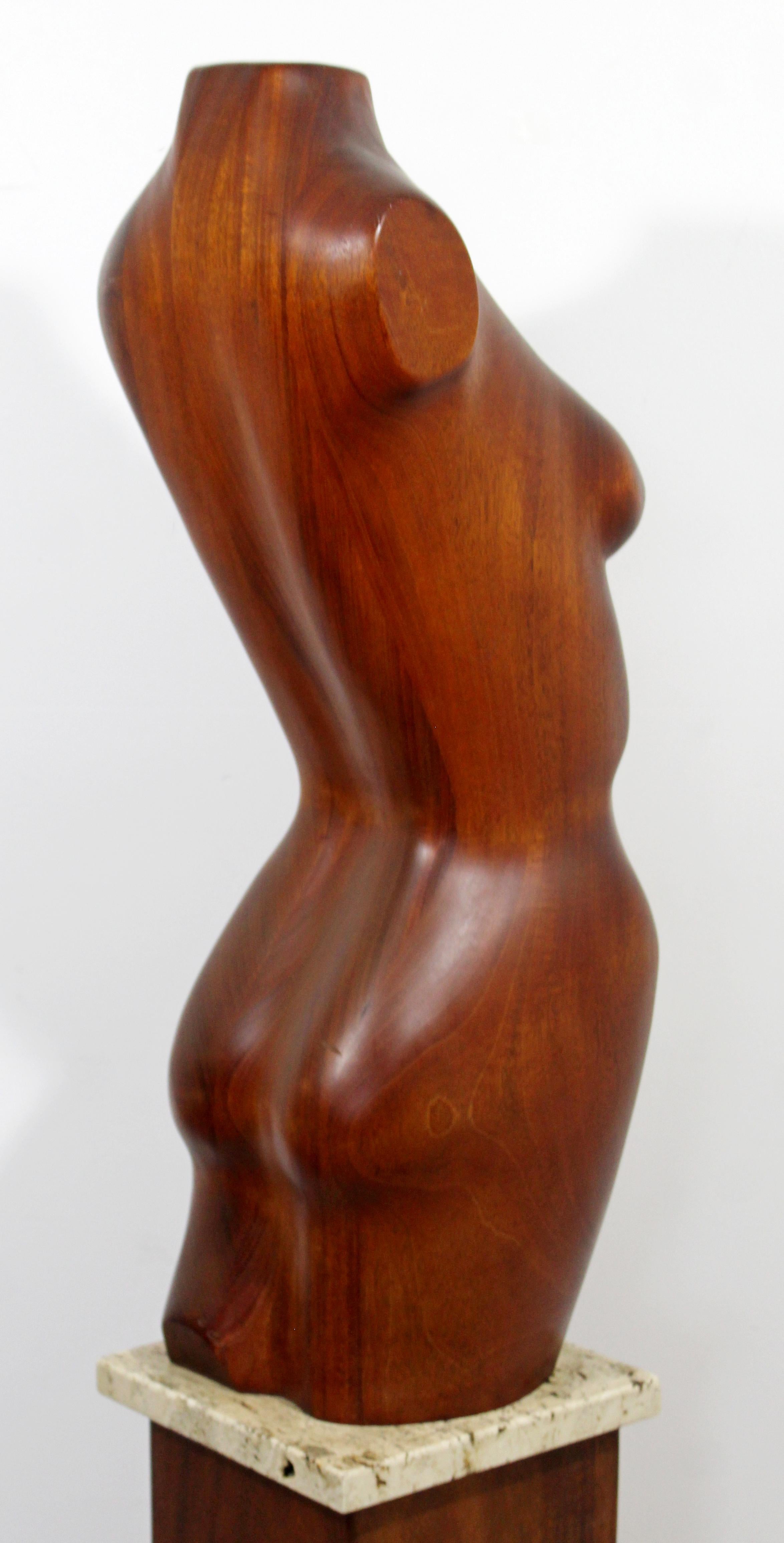 Mid-Century Modern Danish Nude Figure by Gert Olsen on Marble Base Signed, 1979 6