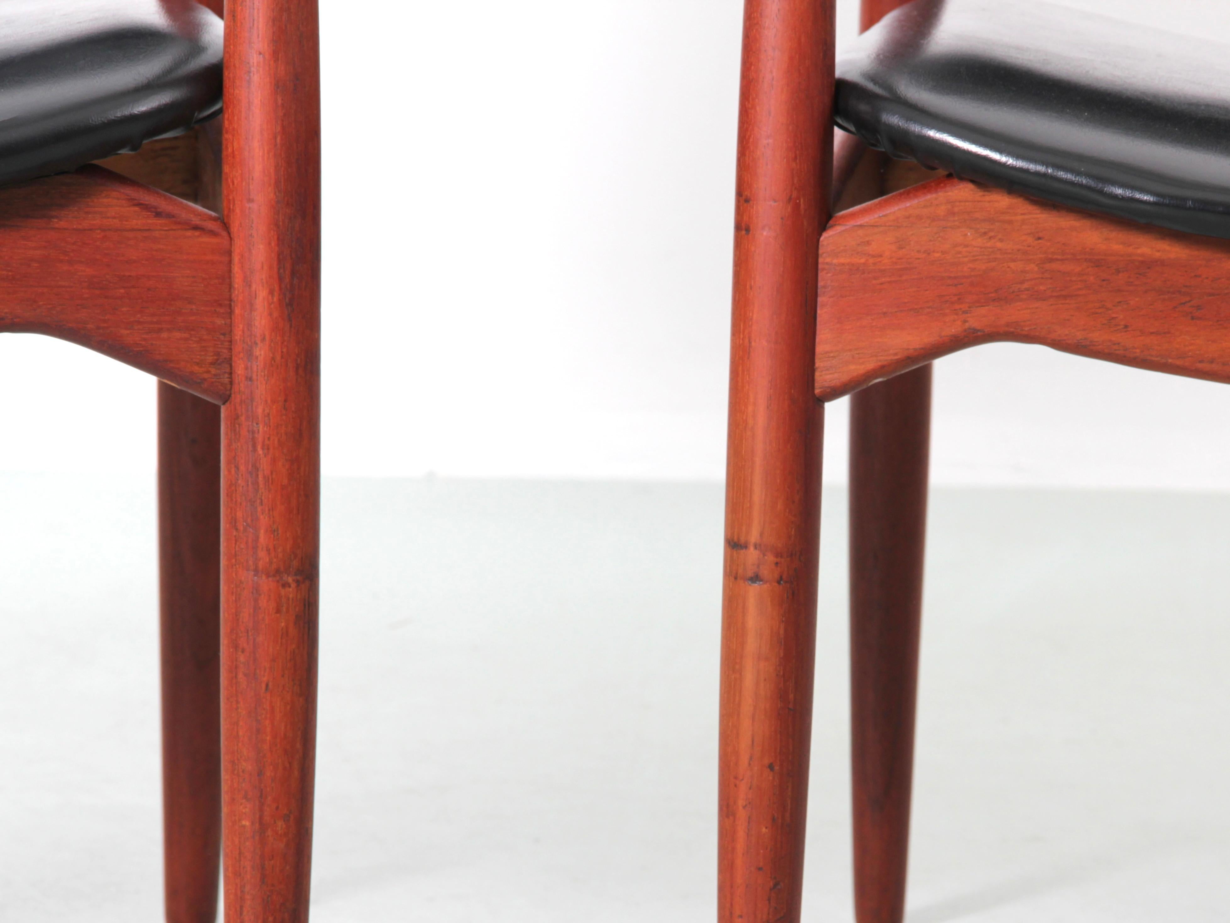 Dänischer Sessel aus der Mitte des Jahrhunderts in Teakholz Model No. 66 von Erik Buck im Angebot 5