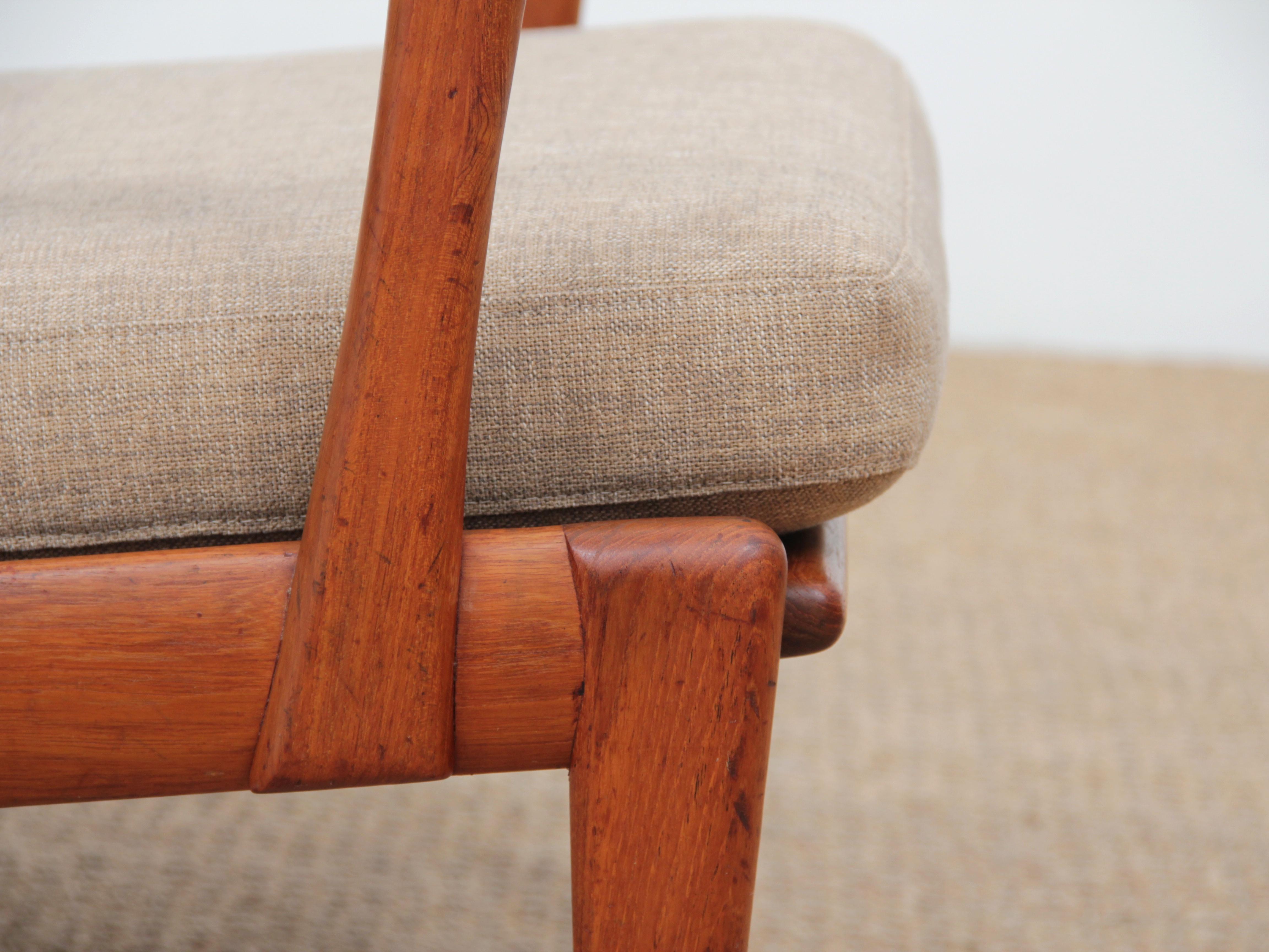 Mid-Century Modern Danish Pair of Lounge Chairs in Teak Model Kuba 8