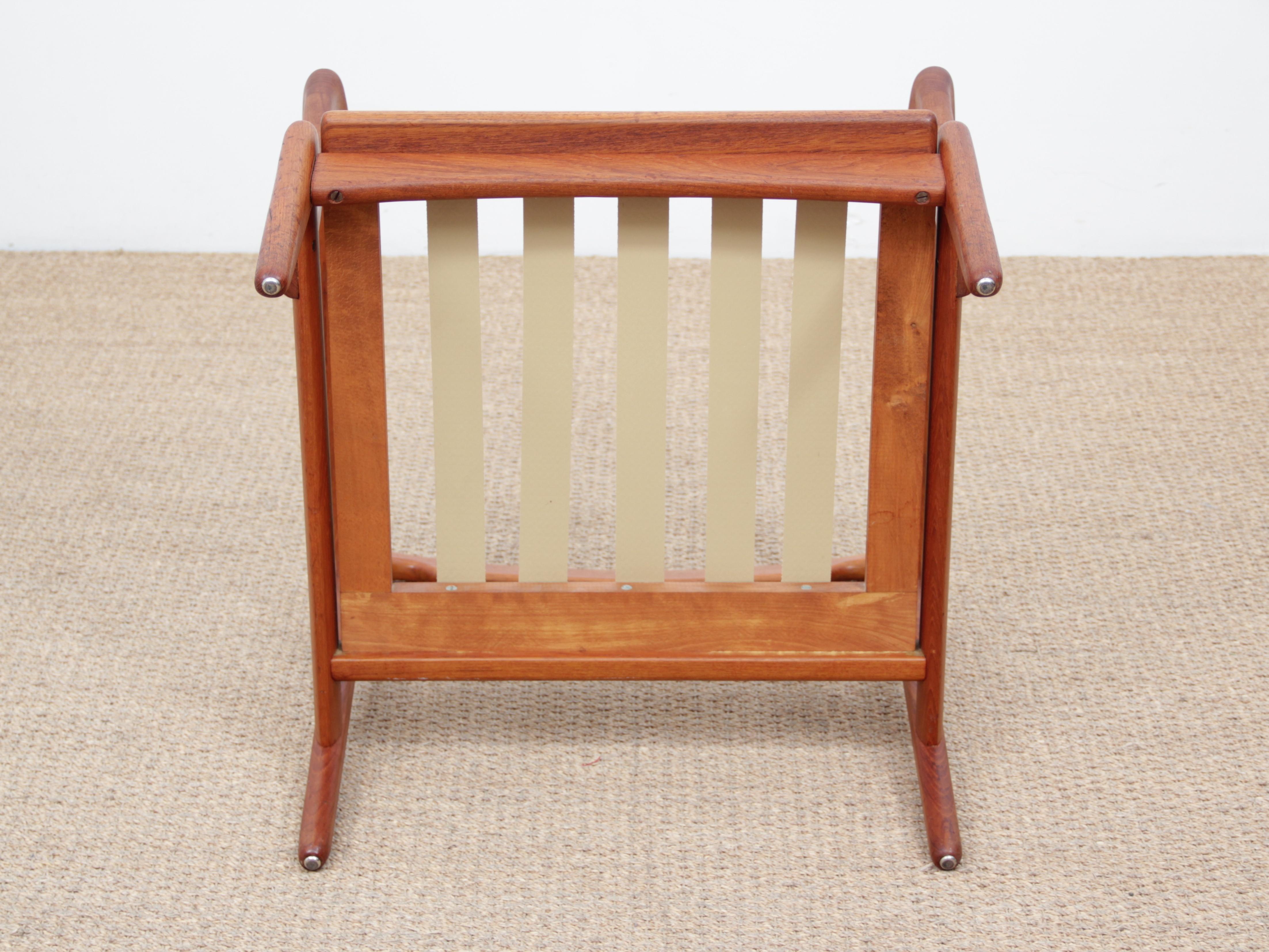 Mid-Century Modern Danish Pair of Lounge Chairs in Teak Model Kuba 13