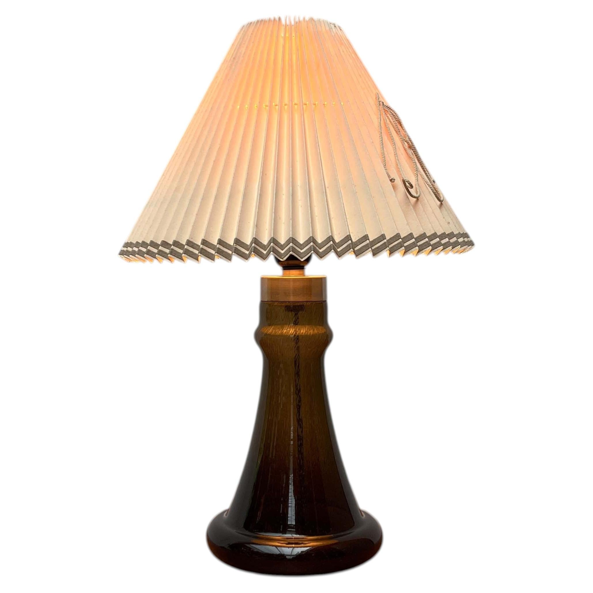Mid-Century Modern Danish Park Klar Glass Table Lamp Hsin-Lung Lin Holmegaard