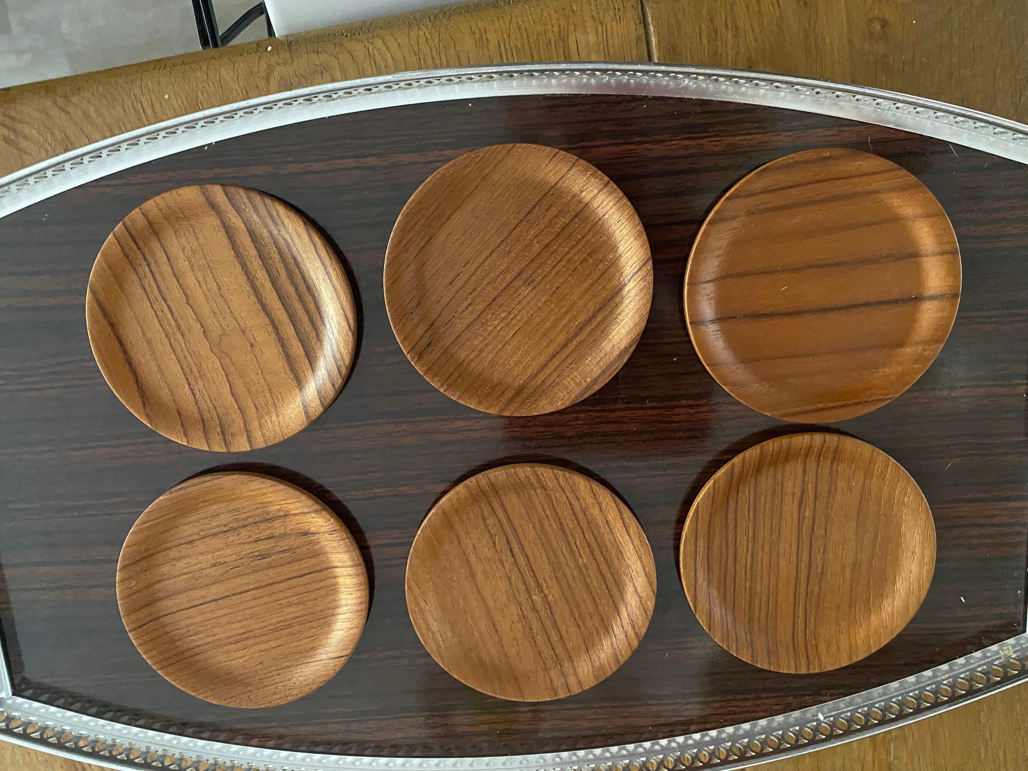 Sous-verres en contreplaqué danois The Modernity en vente 1