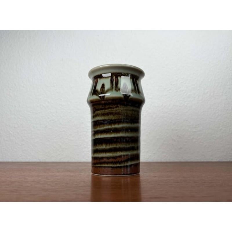 Moderne dänische Keramikvase aus der Jahrhundertmitte von Svend Aage Jensen für Søholm, 1960er Jahre im Angebot 5