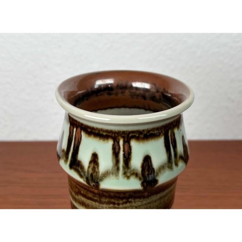 Moderne dänische Keramikvase aus der Jahrhundertmitte von Svend Aage Jensen für Søholm, 1960er Jahre im Angebot 1
