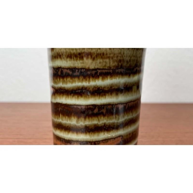 Moderne dänische Keramikvase aus der Jahrhundertmitte von Svend Aage Jensen für Søholm, 1960er Jahre im Angebot 3