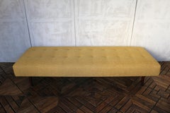 Mid-Century Modern Danish Reupholstered Bench — 1960s