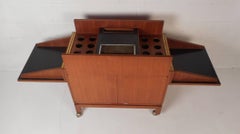 Mid-Century Modern Danish Rolling Dry Bar