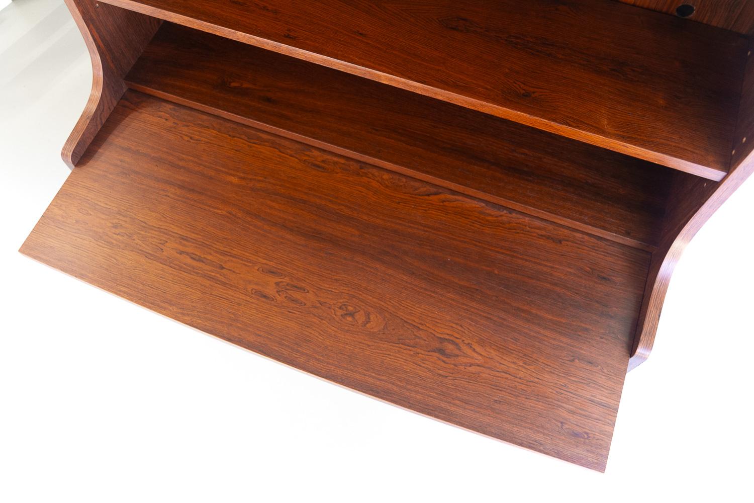 Mid-Century Modern Danish Rosewood Bookcase by Johannes Sorth, 1960s. For Sale 4