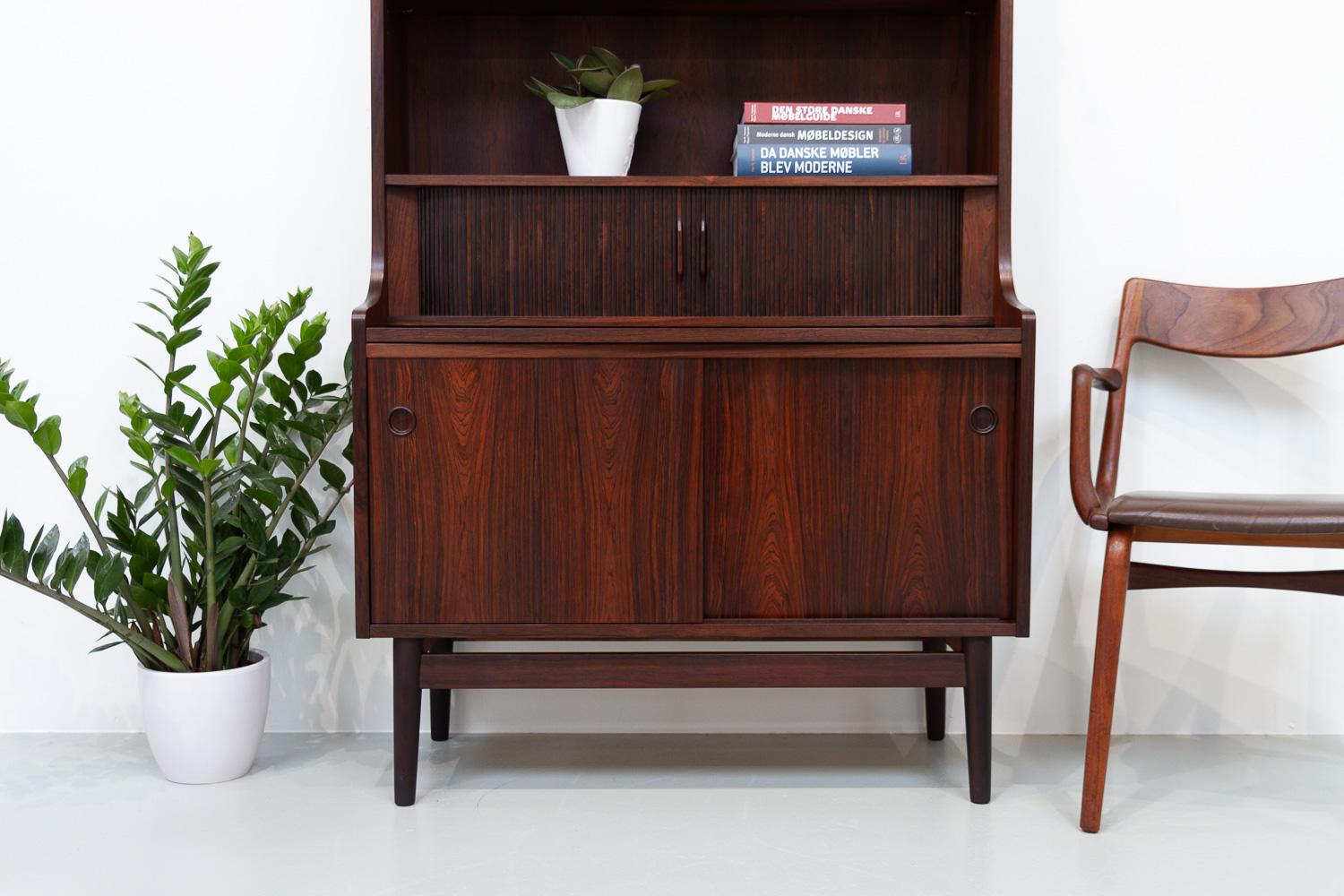 Mid-Century Modern Danish Rosewood Bookcase by Johannes Sorth, 1960s For Sale 7
