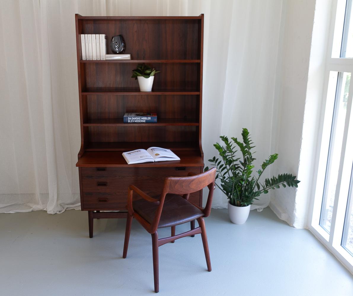 Mid-Century Modern Danish Rosewood Bookcase by Johannes Sorth, 1960s. For Sale 10
