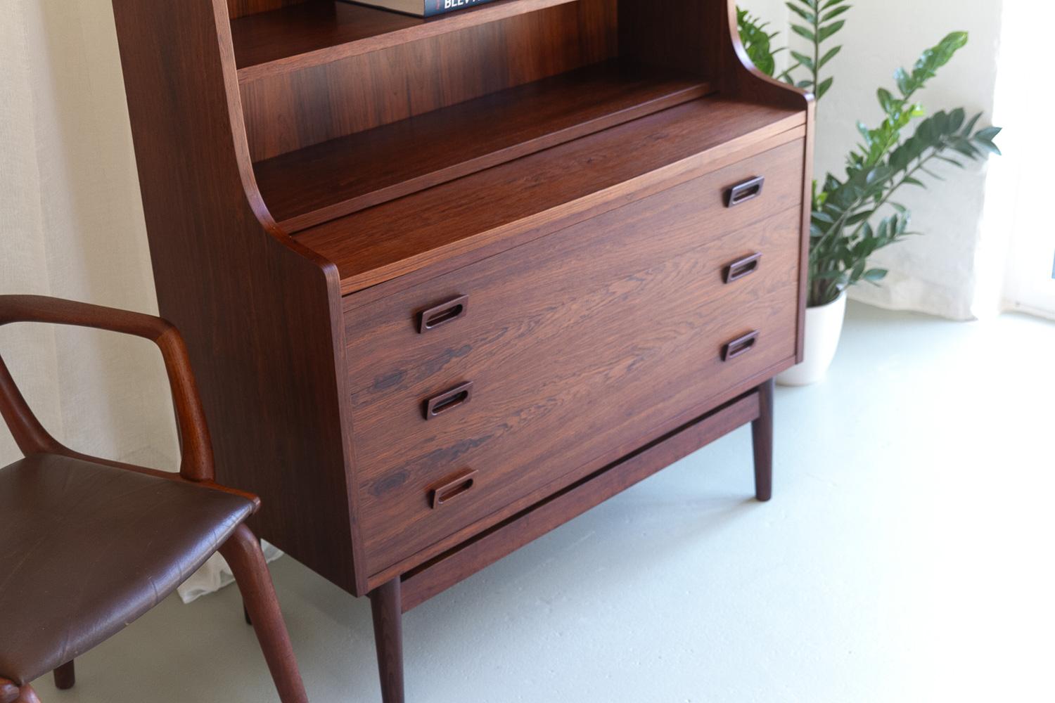 Mid-Century Modern Danish Rosewood Bookcase by Johannes Sorth, 1960s. For Sale 13
