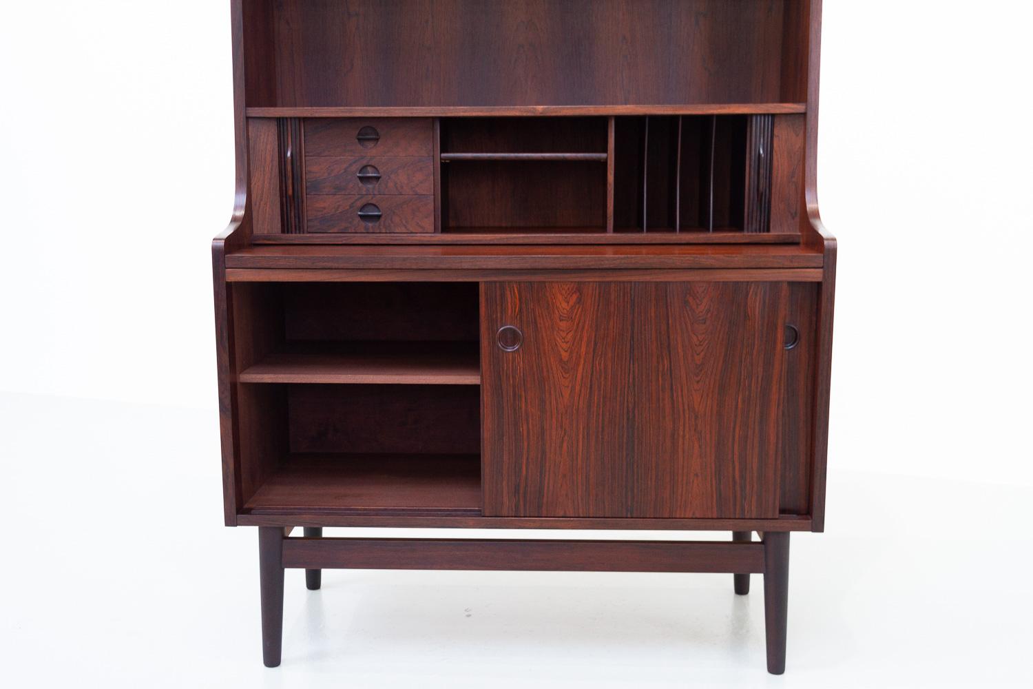 Mid-20th Century Mid-Century Modern Danish Rosewood Bookcase by Johannes Sorth, 1960s For Sale