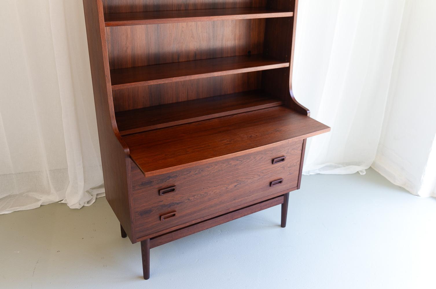 Mid-Century Modern Danish Rosewood Bookcase by Johannes Sorth, 1960s. For Sale 3