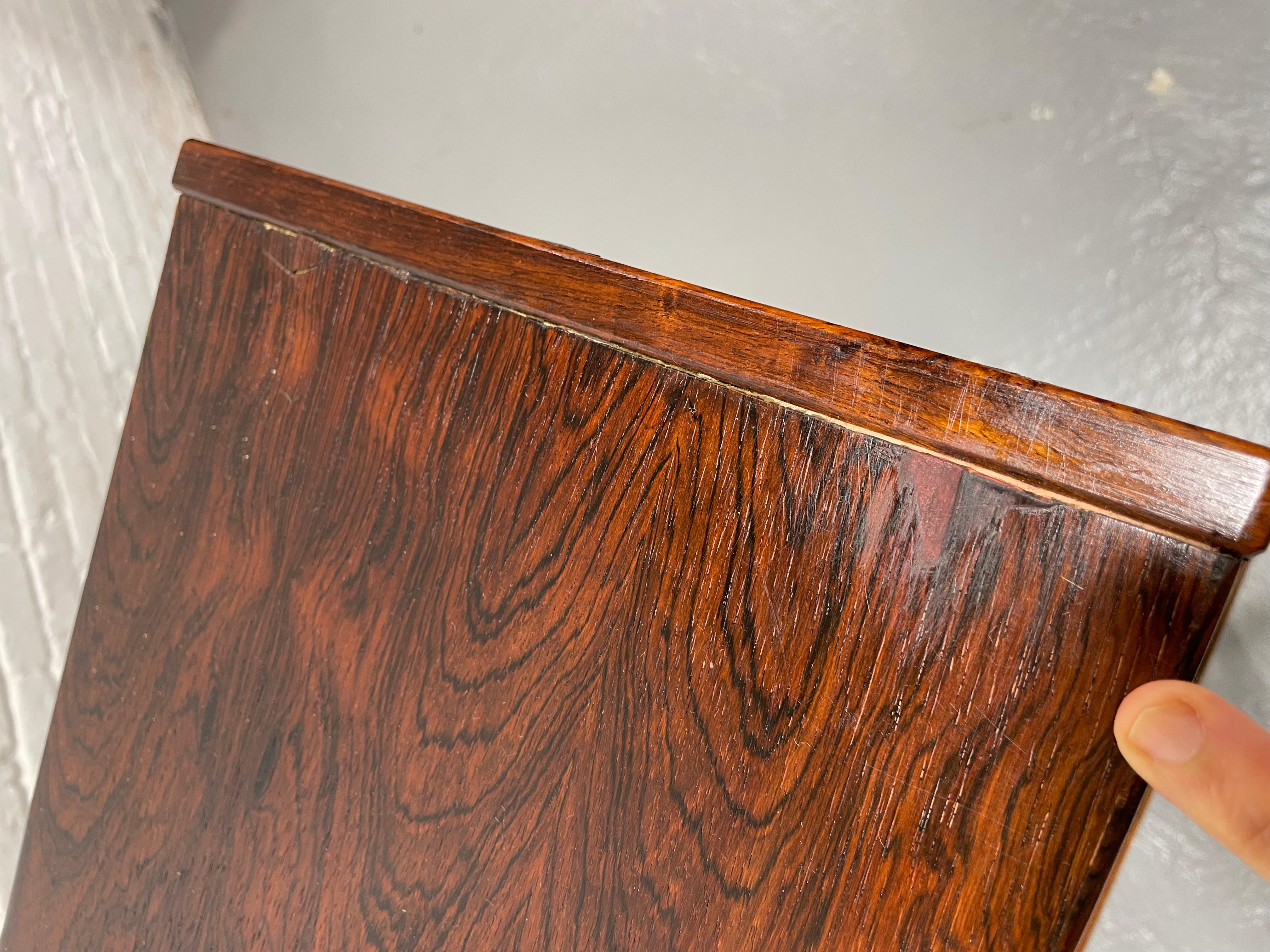 Mid Century Modern Danish Rosewood Bookcase, c. 1960's in vendita 7