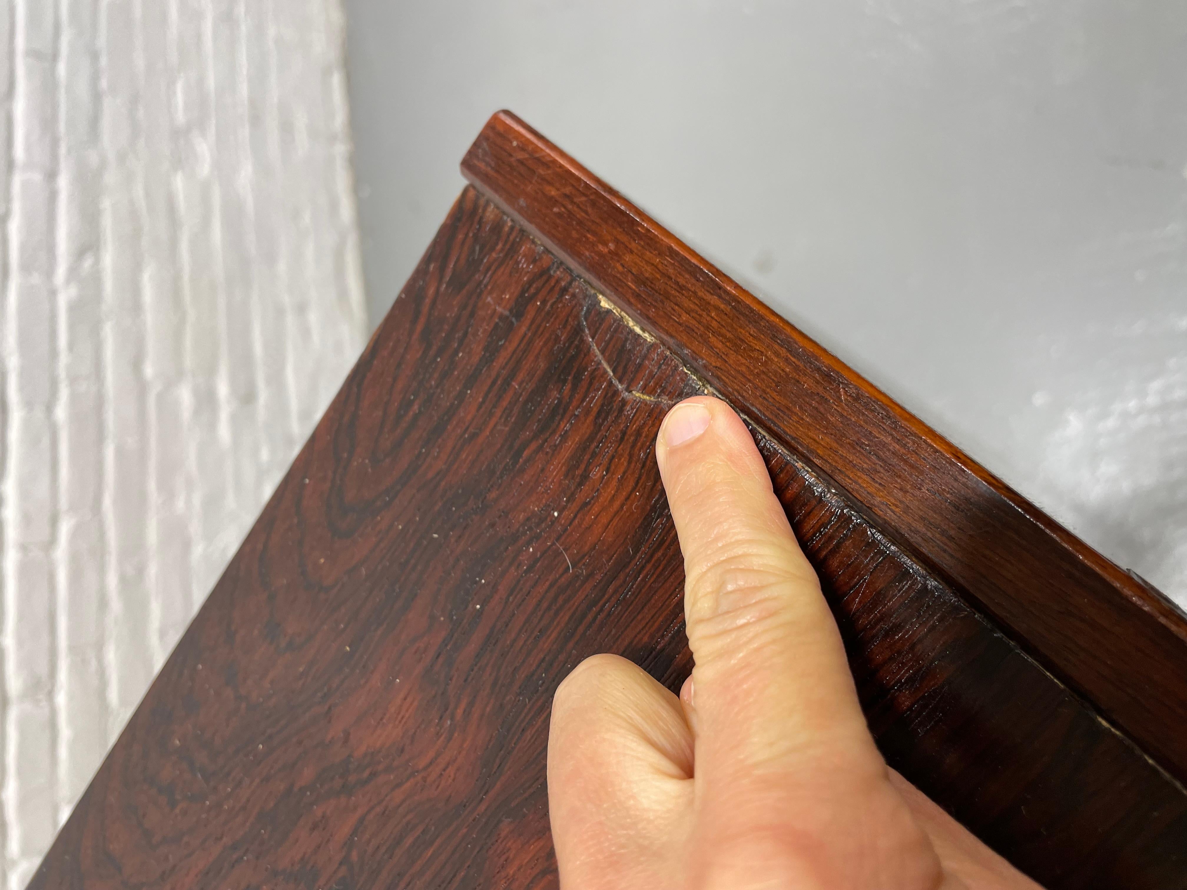 Mid Century Modern Danish Rosewood Bookcase, c. 1960's in vendita 8