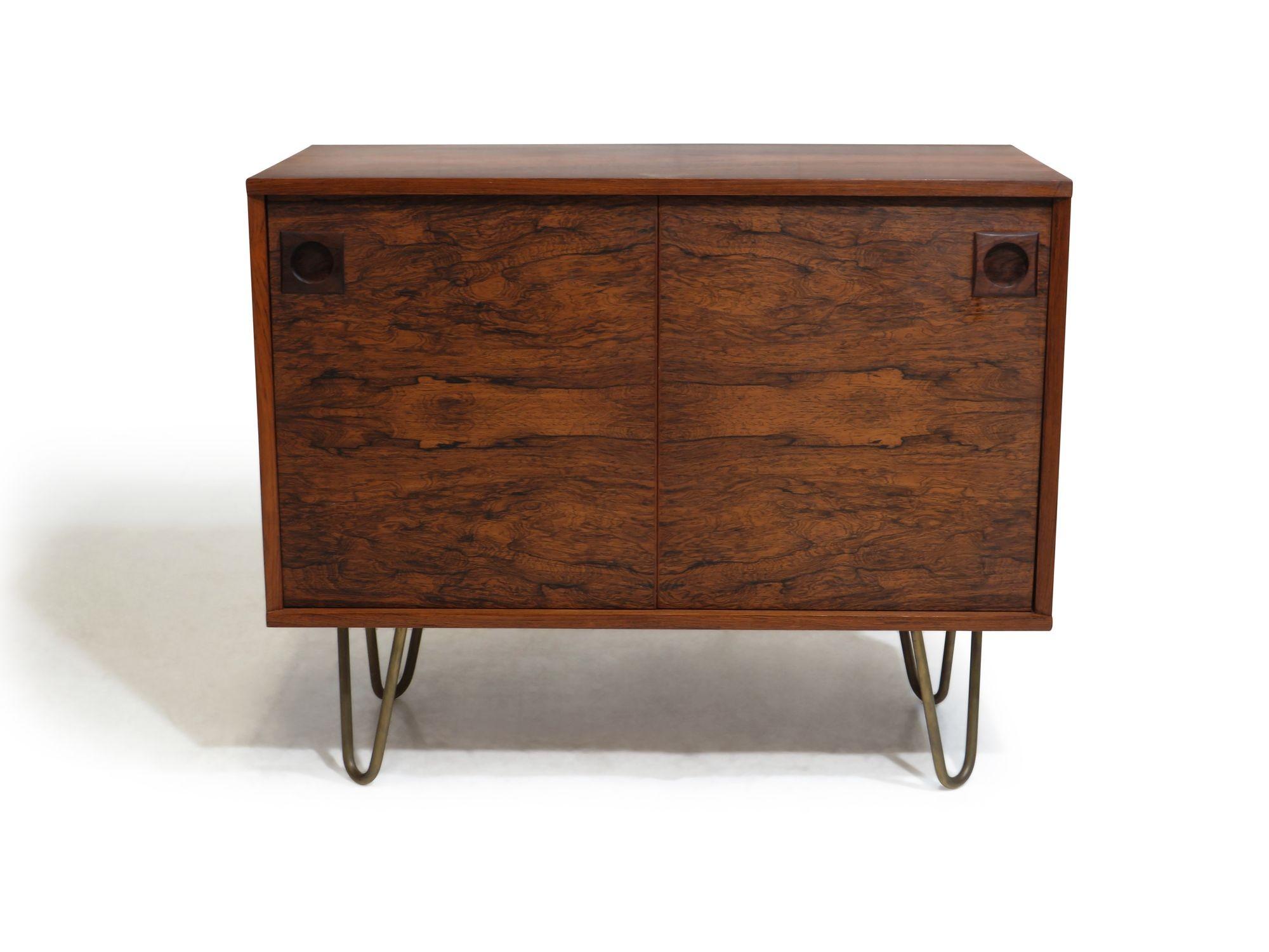 Brazilian Mid-Century Modern Danish Rosewood Cabinet or Nightstand