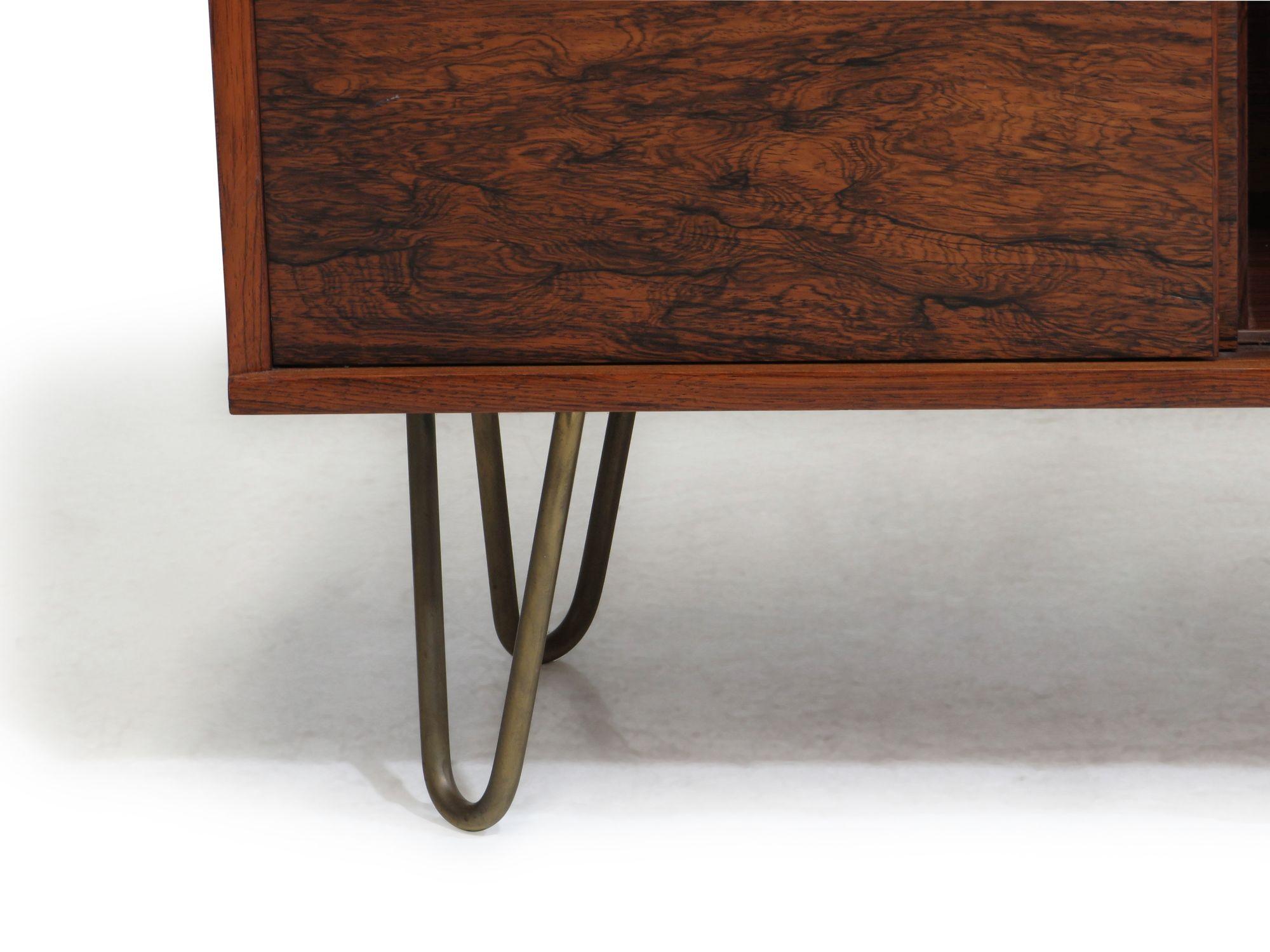 Oiled Mid-Century Modern Danish Rosewood Cabinet or Nightstand