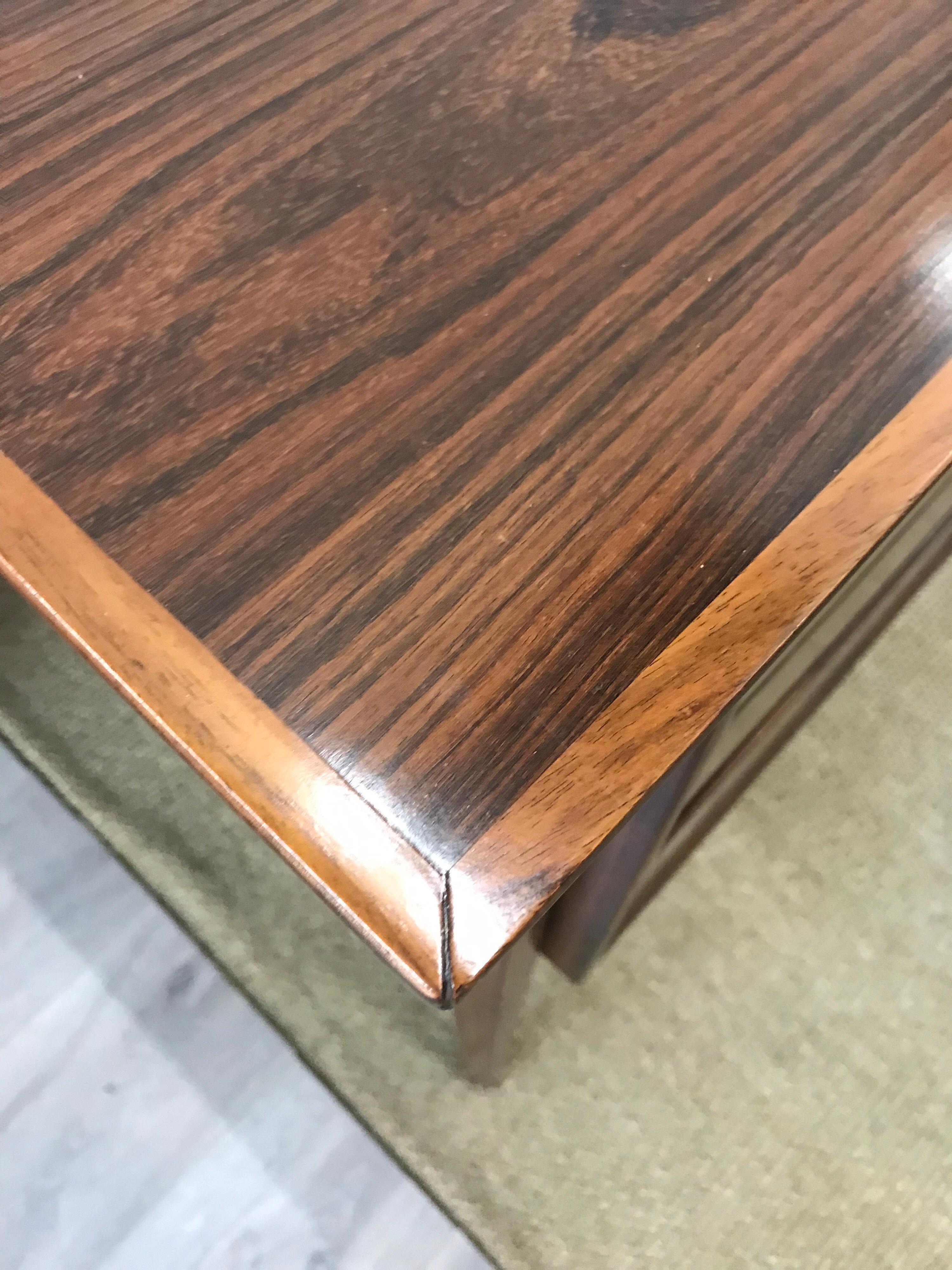 Late 20th Century Mid-Century Modern Danish Rosewood Desk Writing Table