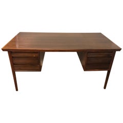 Mid-Century Modern Danish Rosewood Desk Writing Table
