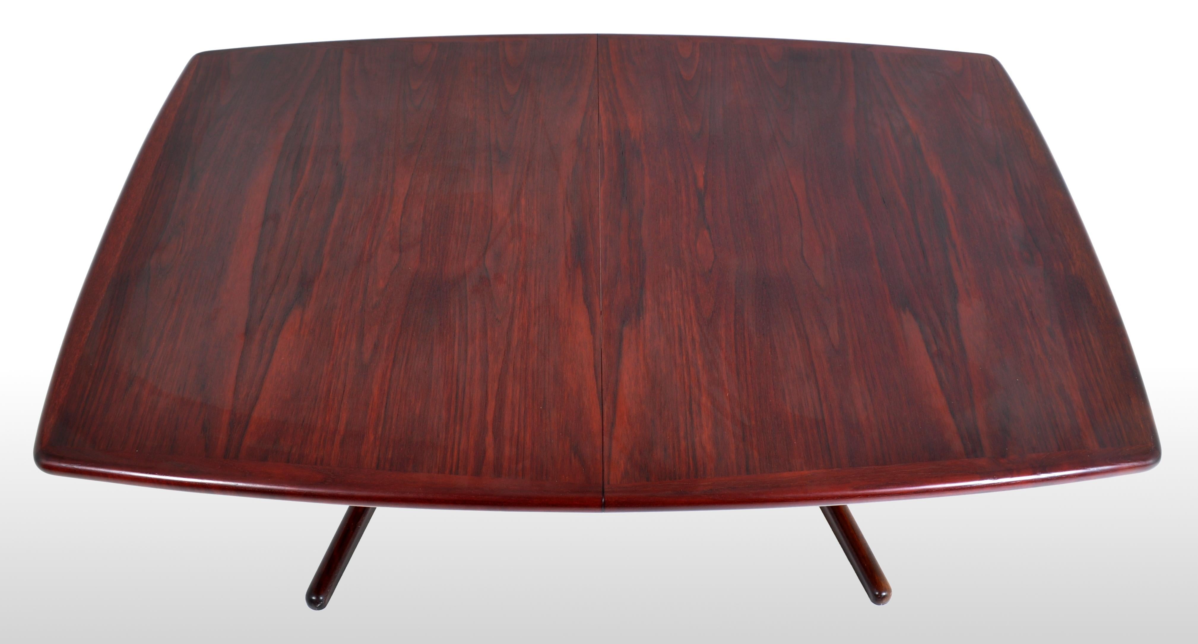 20th Century Mid-Century Modern Danish Rosewood Dining Table by Ib Kofod-Larsen, 1960s