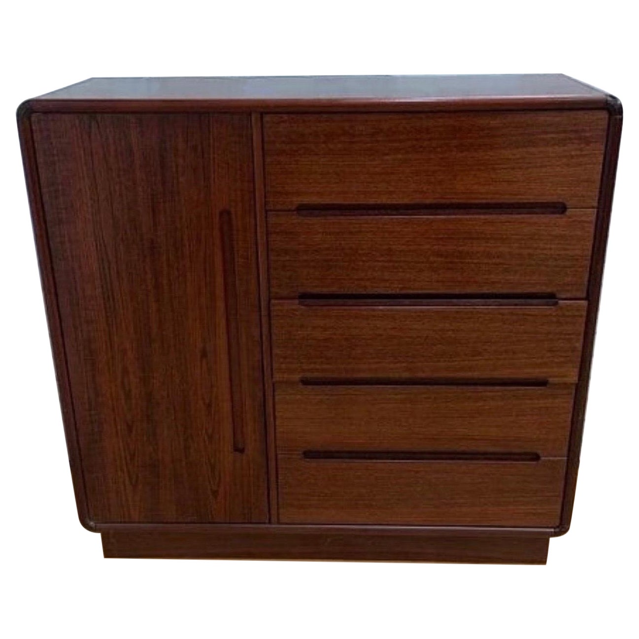Mid Century Modern Danish Rosewood Gentleman's Cabinet/Armoire