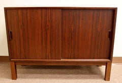 Mid-Century Modern Danish Rosewood Small Credenza Cabinet 1960s Scandinavian