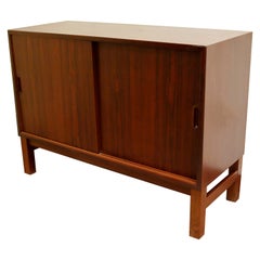 Mid-Century Modern Danish Rosewood Small Credenza Cabinet 1960s Scandinavian