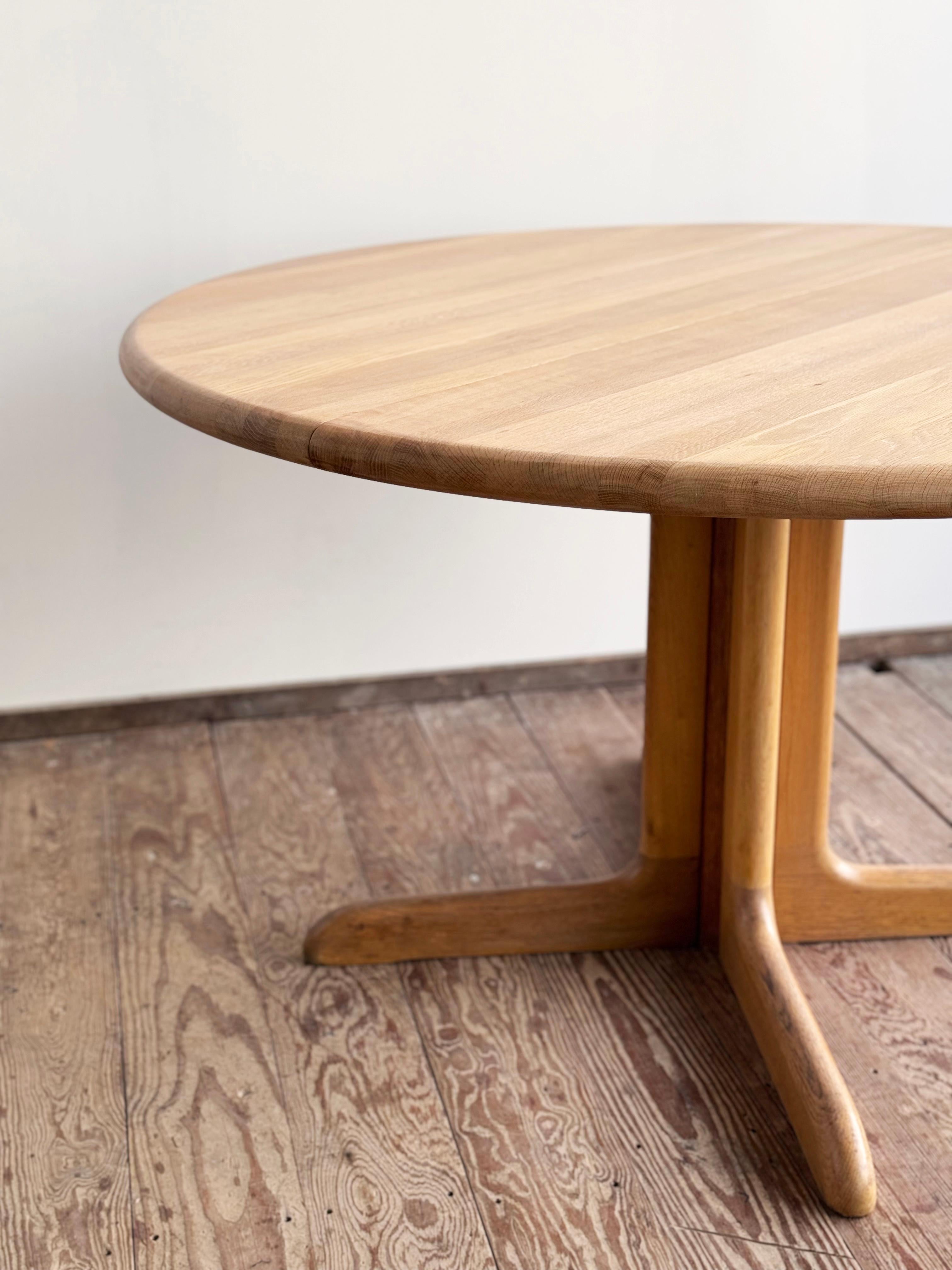 Mid-20th Century Mid-Century Modern Danish Round Extendable Teak Dining Table from Glostrup, 1960