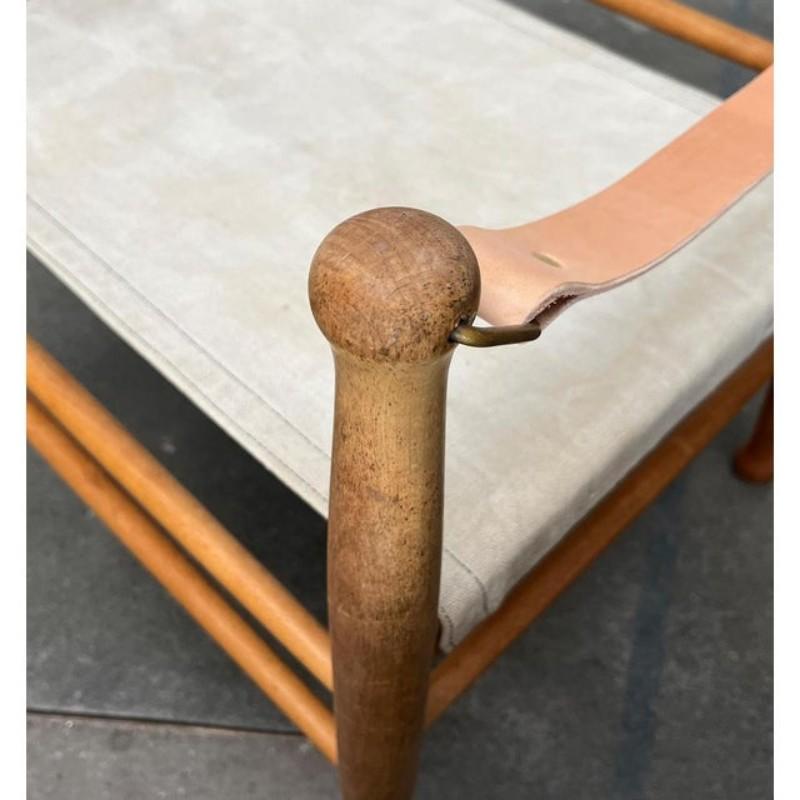 Mid-Century Modern Danish Safari Chair from Farstrup, 1960s For Sale 5