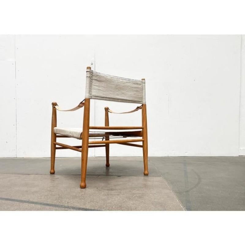 Mid-Century Modern Danish Safari Chair from Farstrup, 1960s For Sale 8
