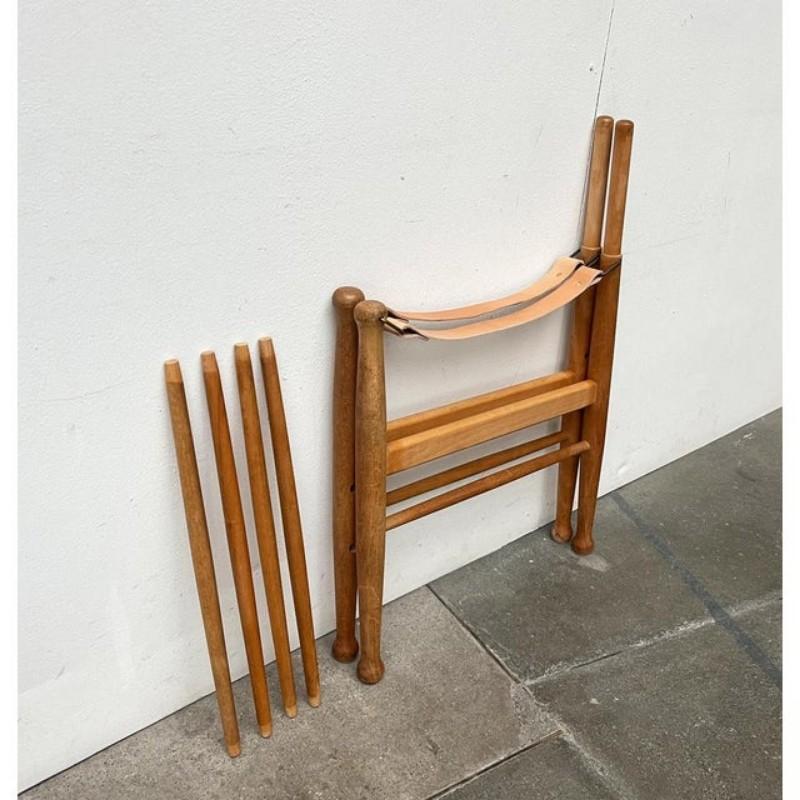 Mid-Century Modern Danish Safari Chair from Farstrup, 1960s For Sale 10