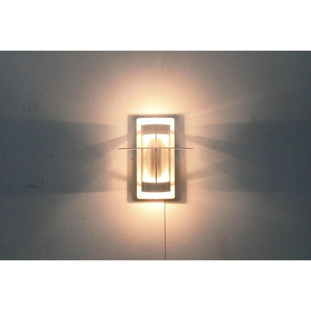 Lámpara de pared Saturn danesa moderna de mediados de siglo de Joachim Lepper, años 60 Metal en venta