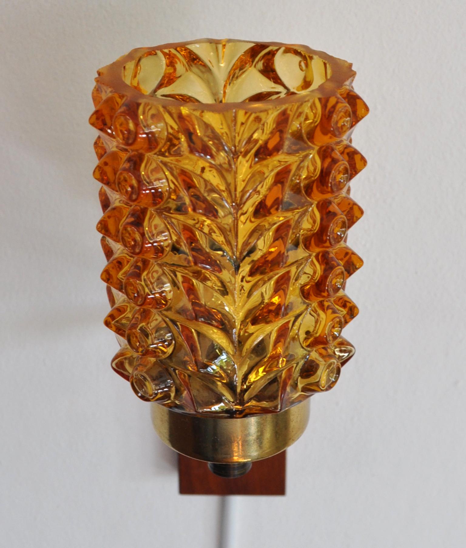 Brass Mid-Century Modern Danish Sconces, 1960s, Set of 2