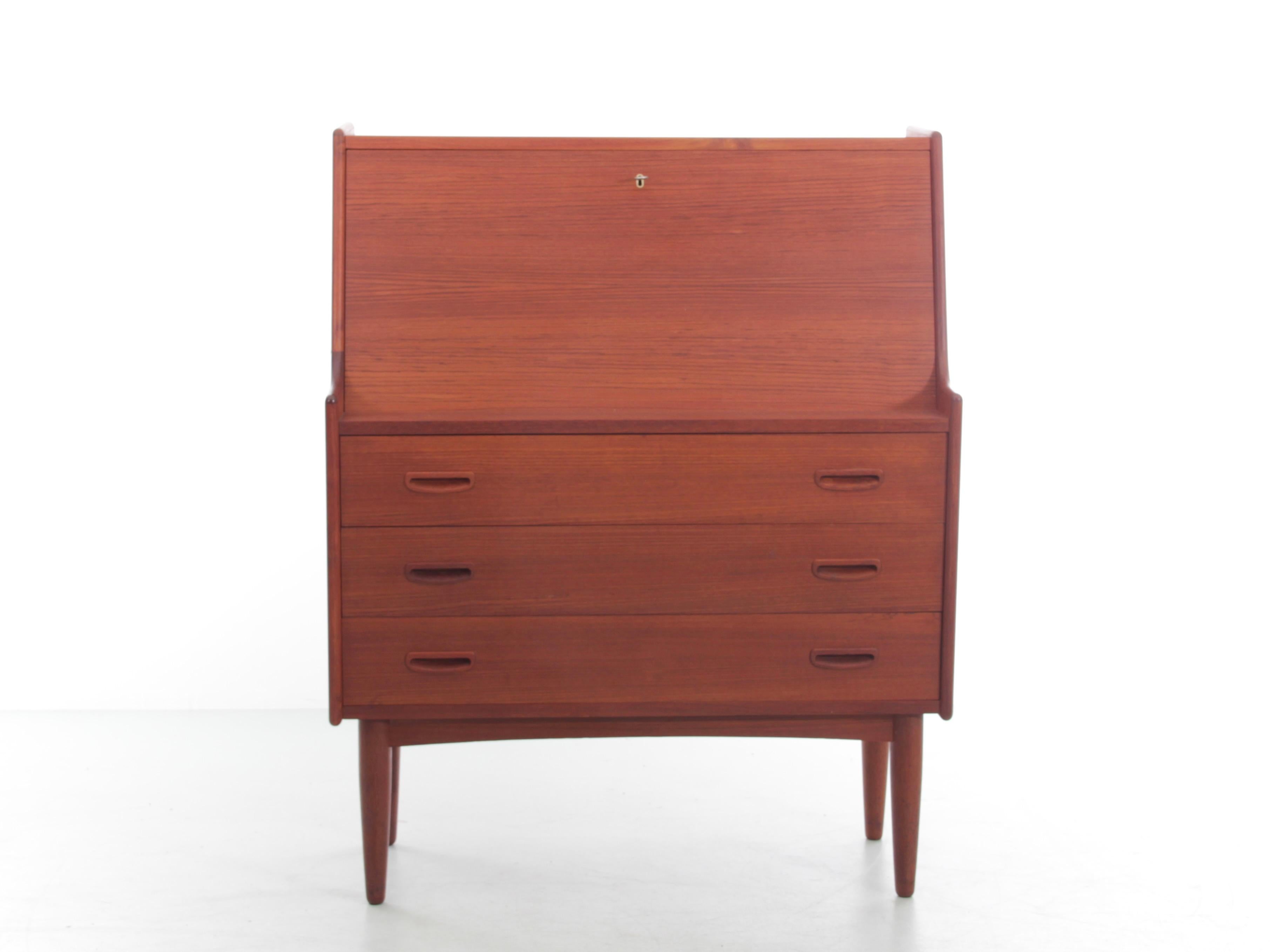 Mid-Century Modern Danish secretary in teak.