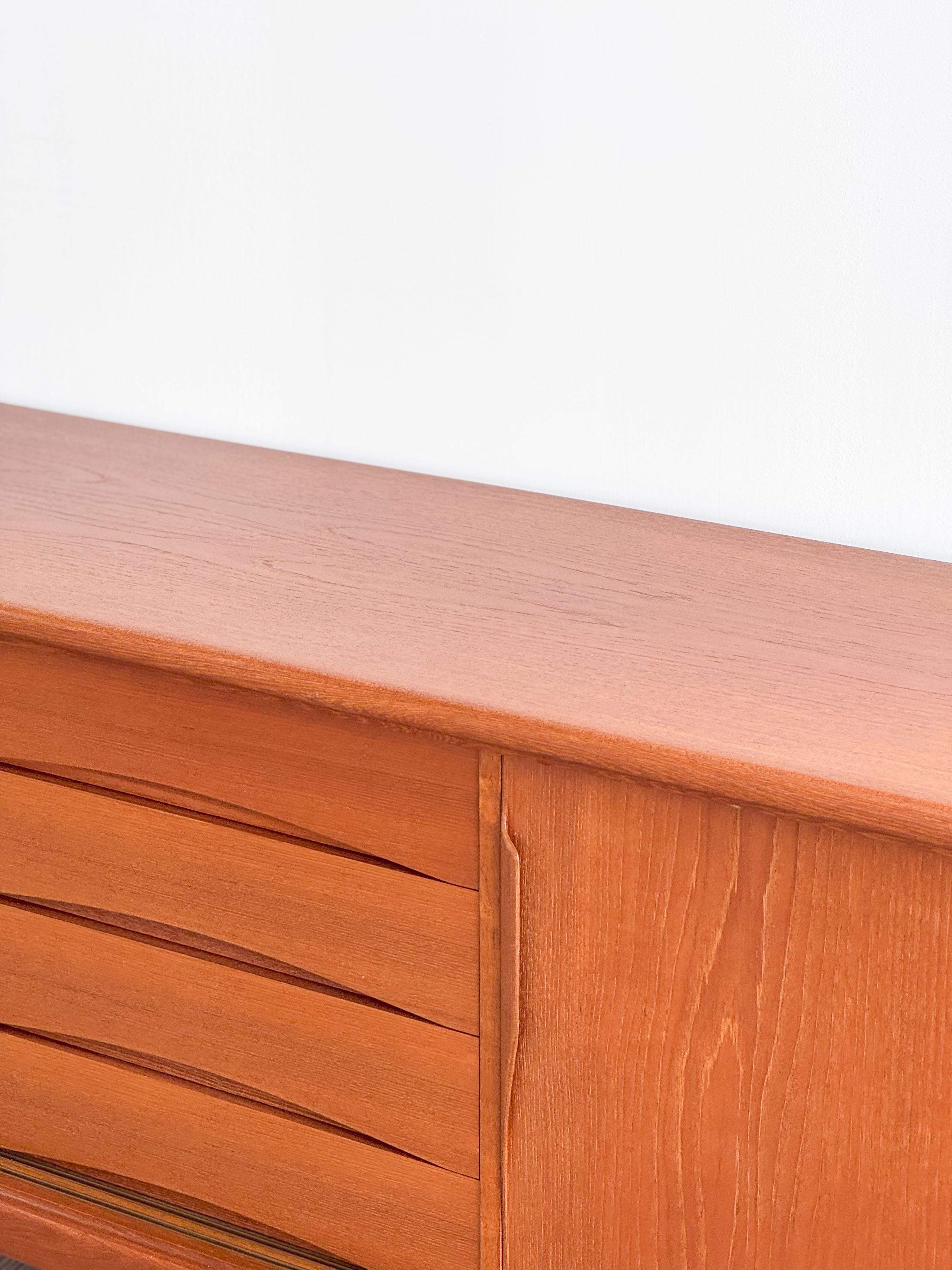 Mid-Century Modern Danish Sideboard in Teak from Axel Christensen Odder For Sale 6