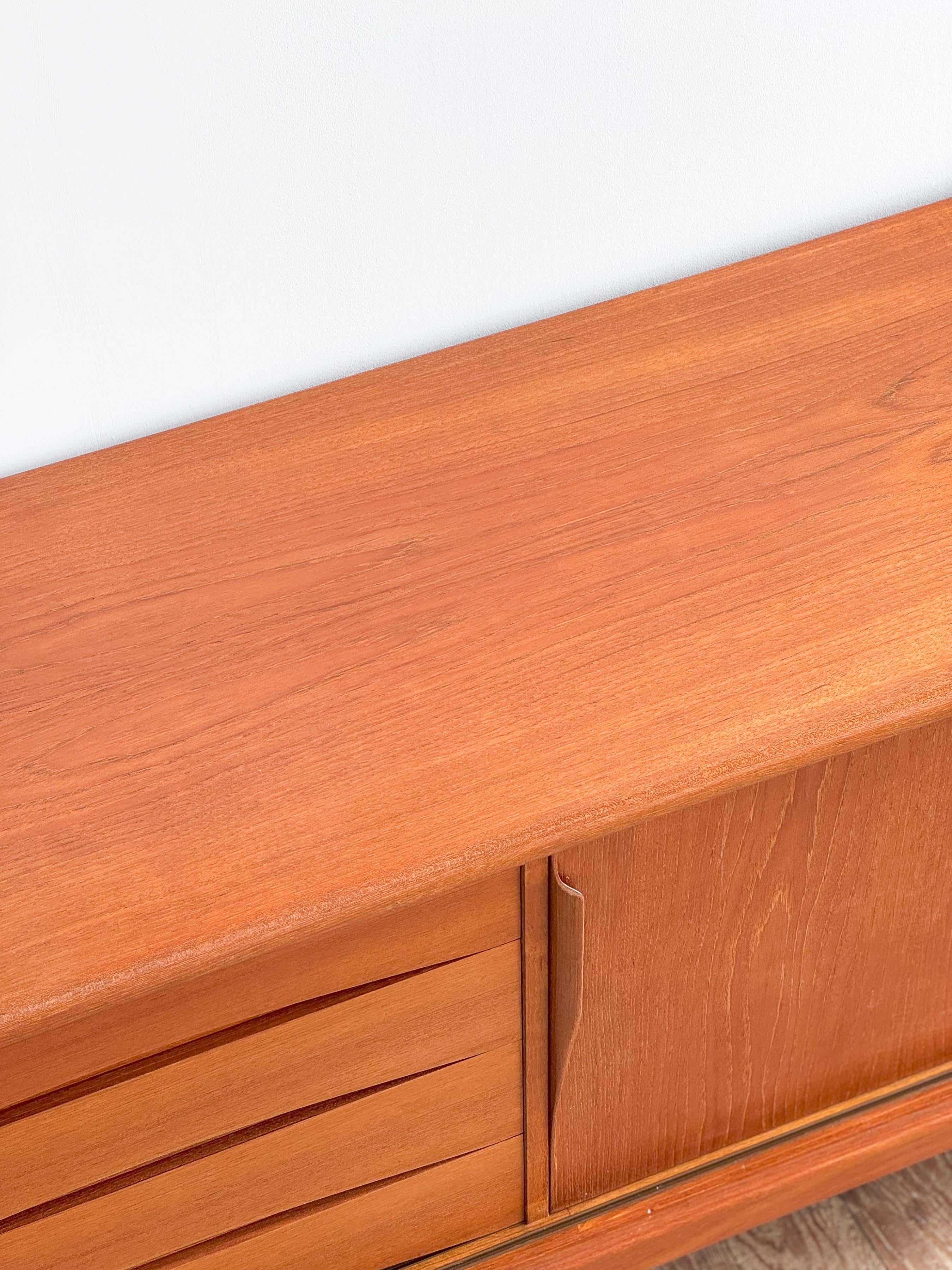 Mid-Century Modern Danish Sideboard in Teak from Axel Christensen Odder For Sale 11