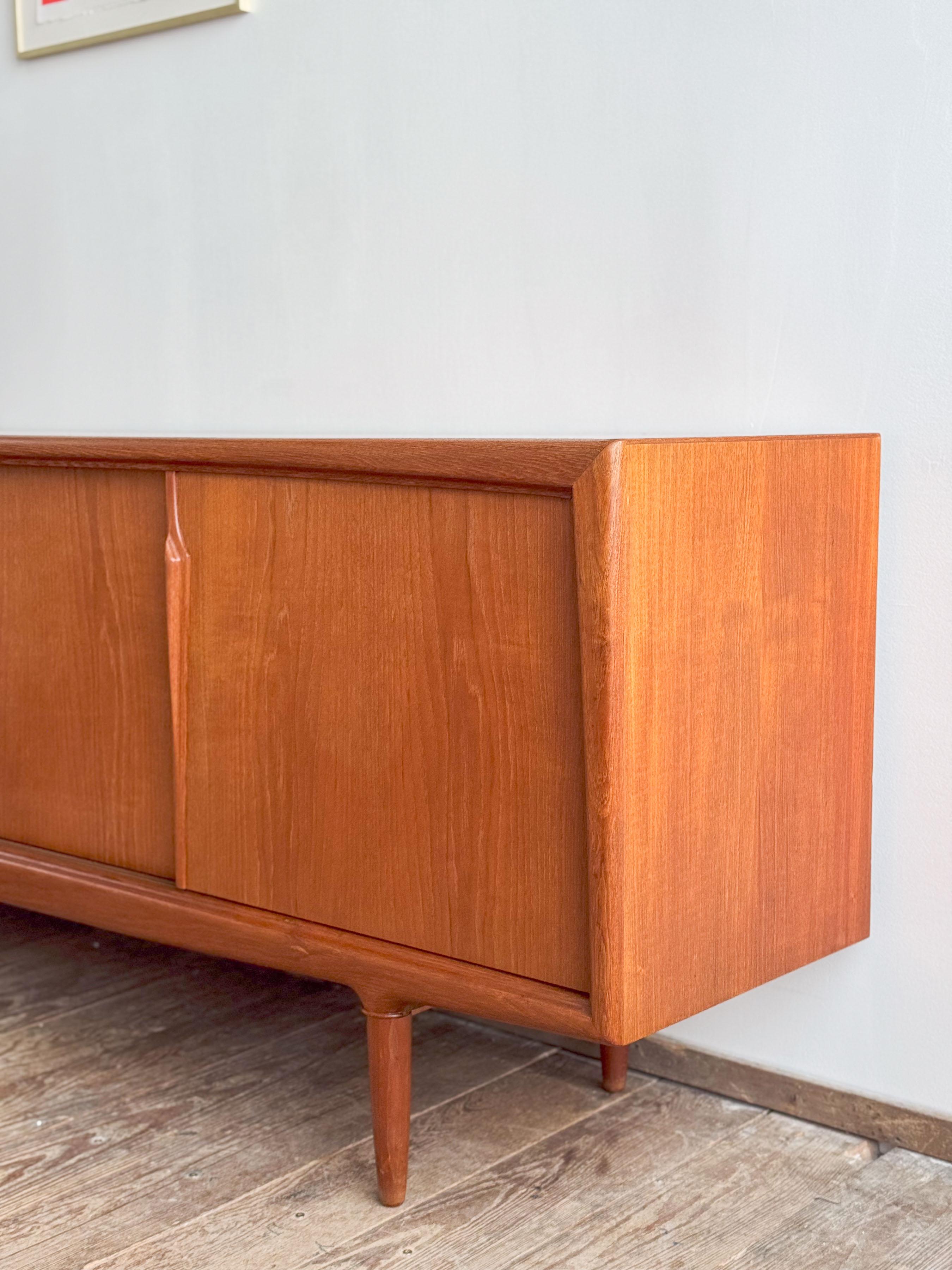 Mid-Century Modern Danish Sideboard in Teak from Axel Christensen Odder For Sale 1