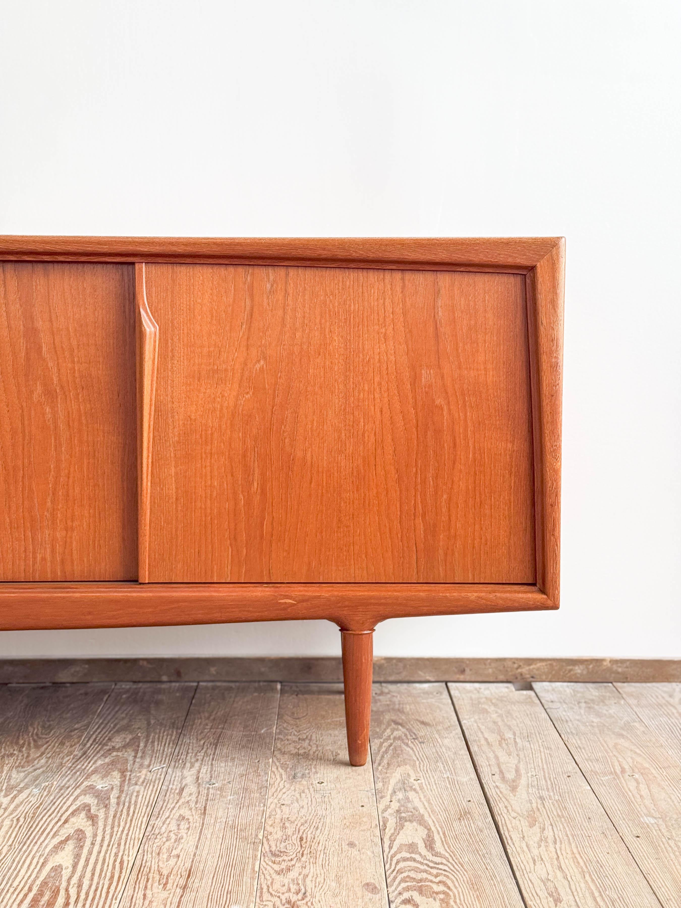 Mid-Century Modern Danish Sideboard in Teak from Axel Christensen Odder For Sale 4