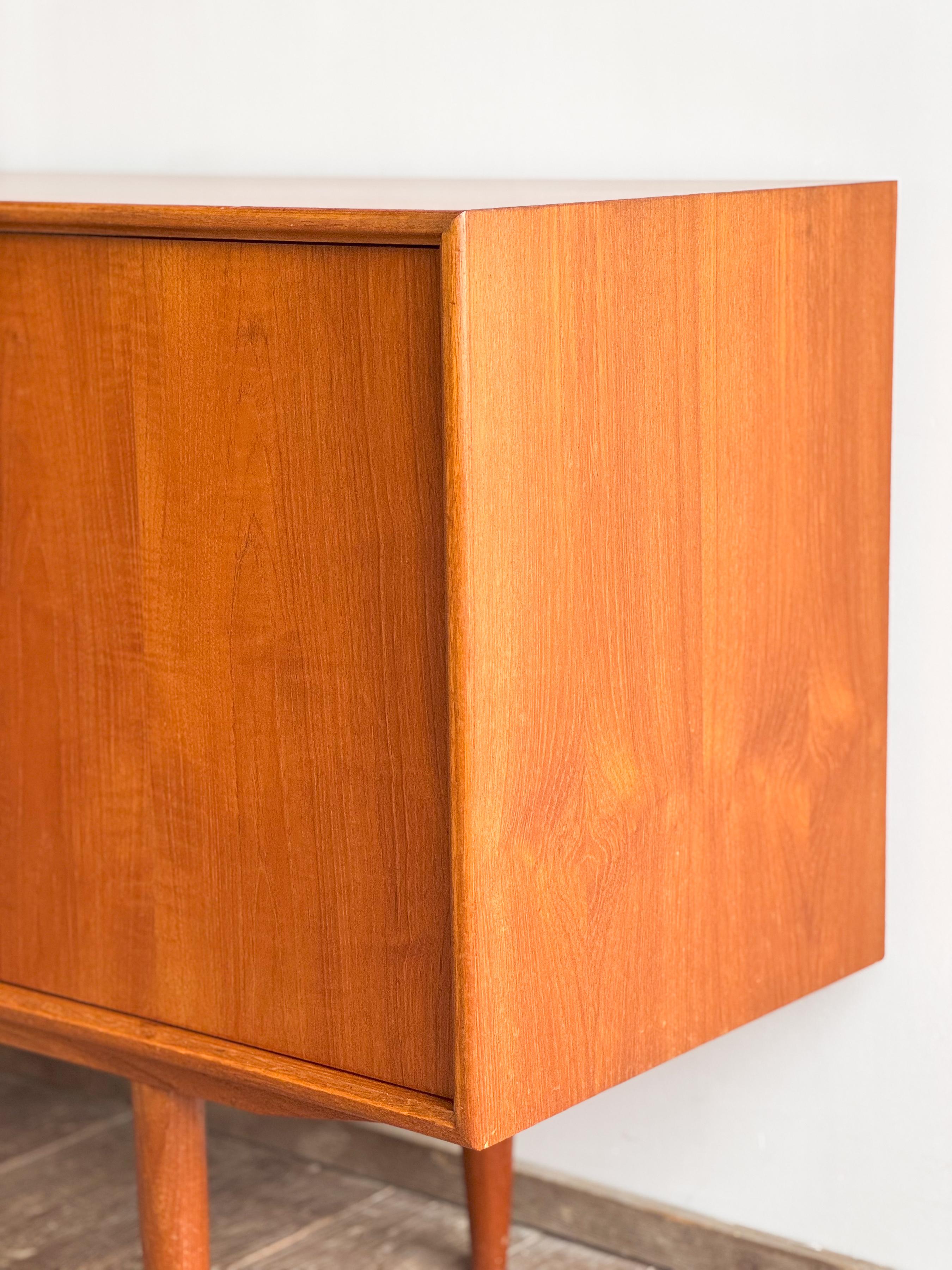 Mid-Century Modern Danish Sideboard or Cabinet in Teak by Axel Christensen Odder For Sale 5