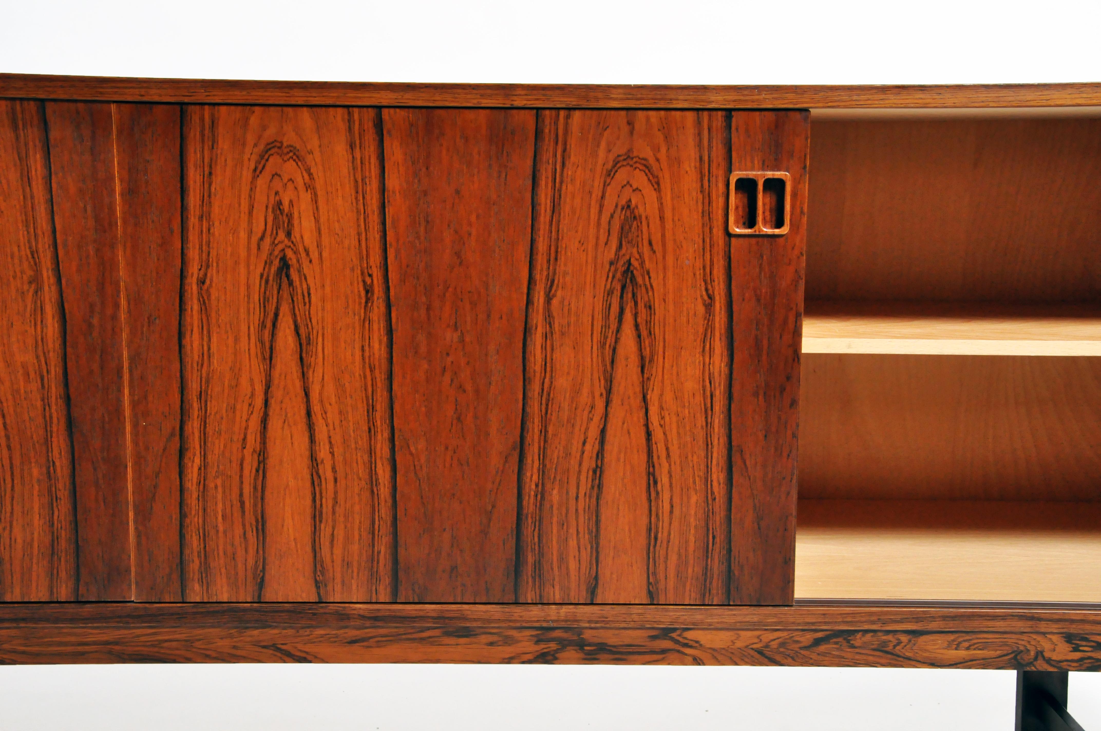 Mid-Century Modern Danish Sideboard with 4 Drawers 4
